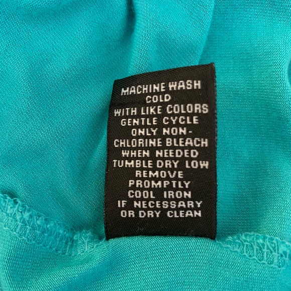 Turquoise blue over sized top - Picture 6 of 6